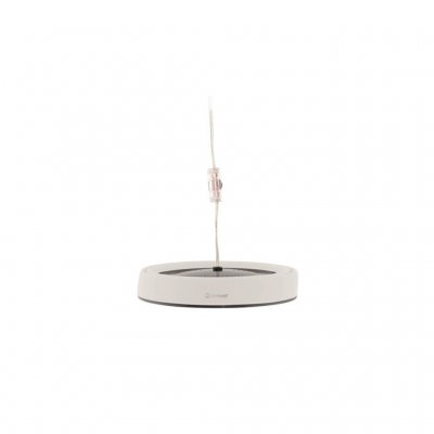 The lamp works folded and has a small package size