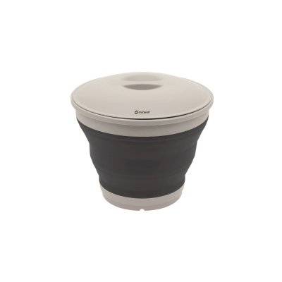 Folding bucket with lid from Outwell.
