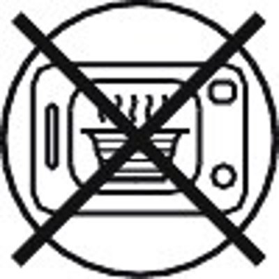 Should not be used in the microwave.