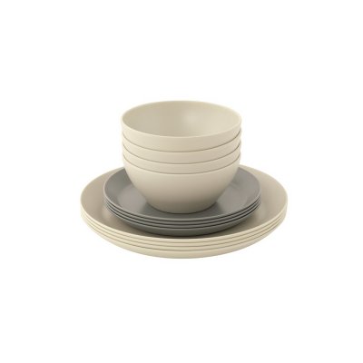Outwell Lily - camping service for 4 people in melamine.