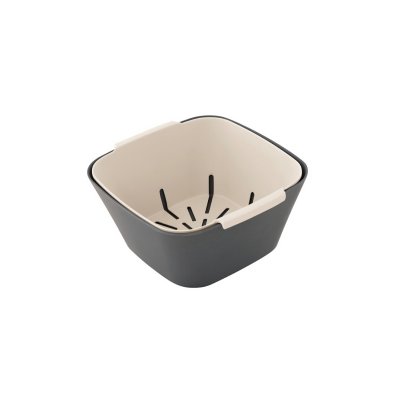 Outwell Tulip Bowl and colander in durable melamine.