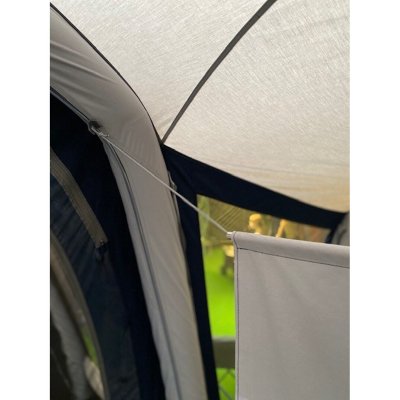 Easily mounted projector screen for your tent.