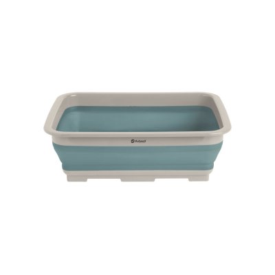 Collapsible washing-up bowl for camping and outdoor activities.