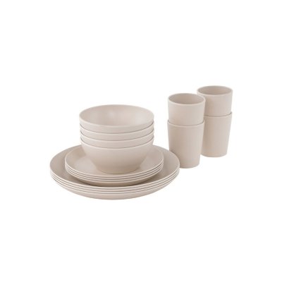 Outwell Freesia Servis in Melamine for 4 people, perfect for camping and outdoor life.