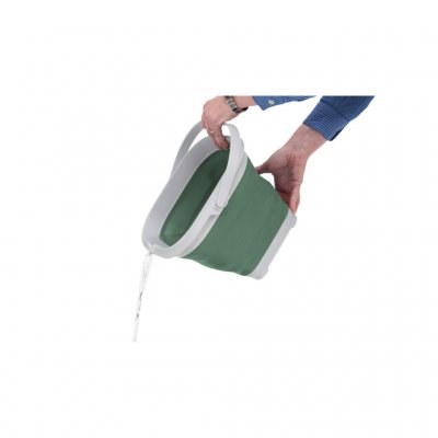 Outwell Collaps Vierkante Emmer met Deksel Shadow Green