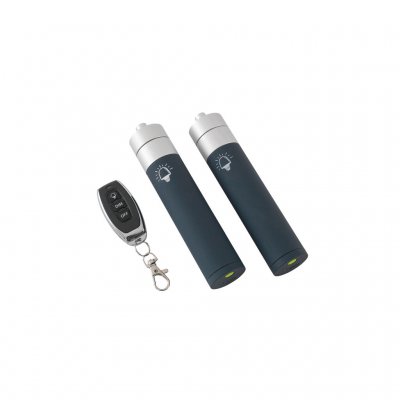 Twee accupacks en een afstandsbediening voor het Outwell Nightlight System.