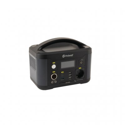 Outwell Akira 600 Power Station with 230V, USB and 12V sockets for camping, cottages or outdoor activities.