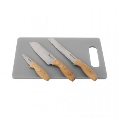 Outwell Caldas Knife Set w/Cutting Board