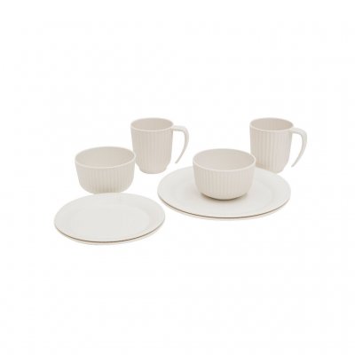 Outwell Delish Serviesset voor 2 Personen – Sandstone