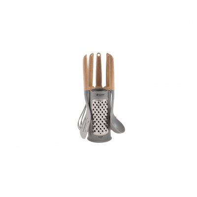 Rasp met set huishoudelijk gereedschap van Outwell.