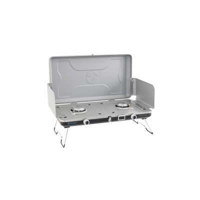 Extra hoge en opvouwbare poten zorgen voor een comfortabelere werkpositie tijdens het koken