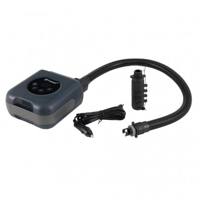 Pomp, 7 ventieladapters, Outwell FHF-pompadapter, draagtas, USB-C- en 12V-oplaadkabels