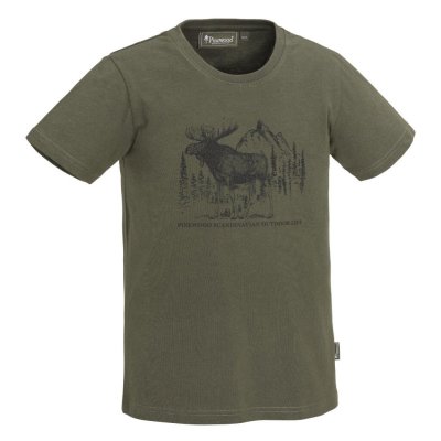 T-shirt for children with älgmotiv from Swedish Pinewood.
