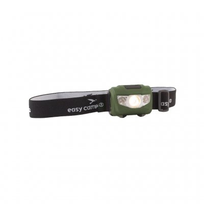 Eenvoudige en handige hoofdlamp van Easy Camp met twee standen: aan en uit.
