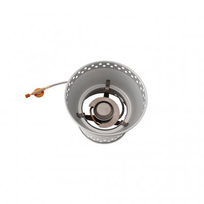 Stormkeuken met gasbrander