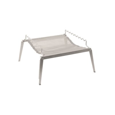 BBQ and fireplace in stainless steel