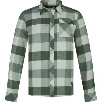 Practical and comfortable flannel shirt from Swedish 2117 manufactured in organic cotton and recycled polyester.