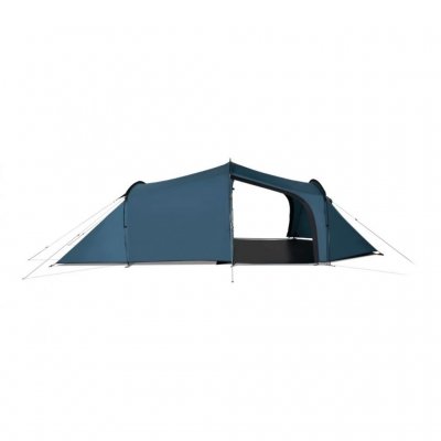 De tent heeft een aparte binnentent die zorgt voor een comfortabel slaapklimaat, evenals drie ingangen.