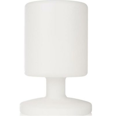 Rechargeable LED lamp for the camping holiday.