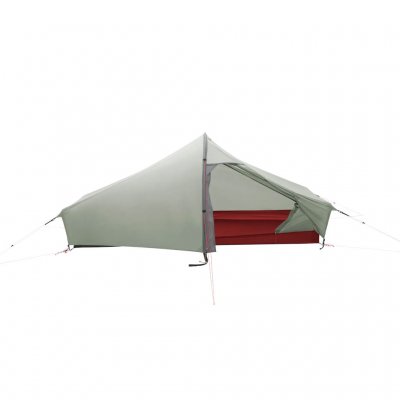 De tent kan indien gewenst zonder binnentent worden opgezet.