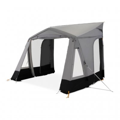De Dometic Leggera Air 300 heeft slechts één ventiel om de hele tent op te blazen.