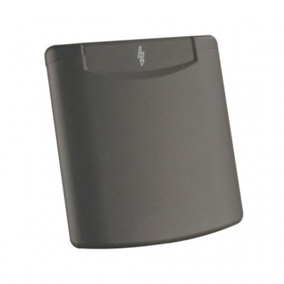 ABL Elintag 120 x 140 in anthracite with closed lid.