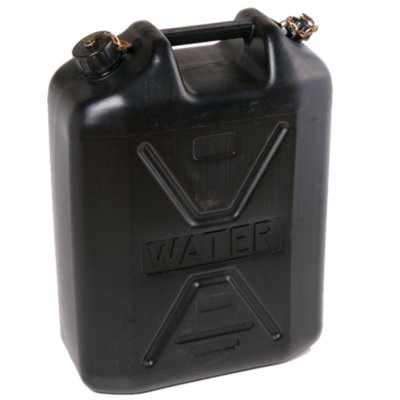 20 L water can made of high-density plastic for extra durability.