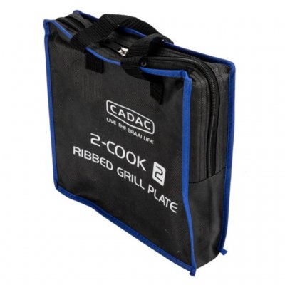 Bag for transport and storage is included in the grill plate.