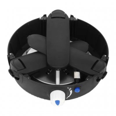 Klap de poten in voor transport en opslag van de campingbarbecue.