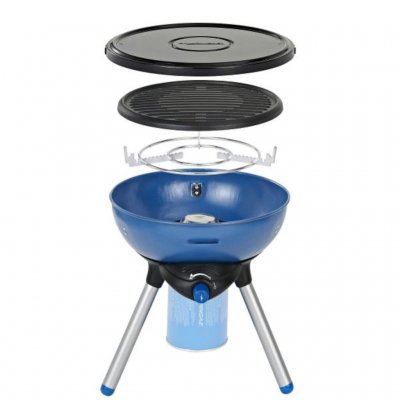 Campingaz Party Grill gas grill for camping with a tent, caravan or mobile home.