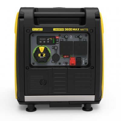 Champion 3600 Watt inverterelverk framifrån.