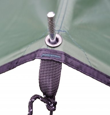 Reinforced attachment points for the poles.