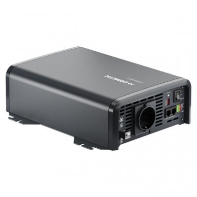 Dometic DPSI 612, omvormer met zuivere sinus en een vermogen van 600W. Maakt het mogelijk om 230V elektronica te gebruiken via e