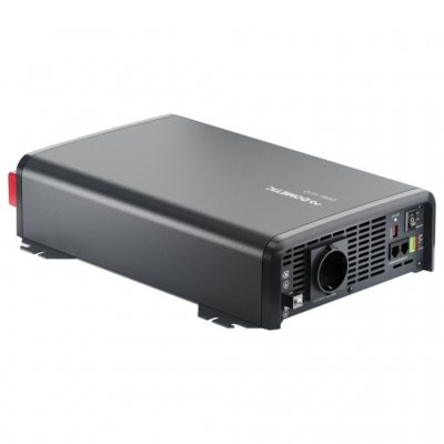 Dometic DPSI 1512, omvormer met zuivere sinus en een vermogen van 1500W. Maakt het mogelijk om 230V elektronica te gebruiken via