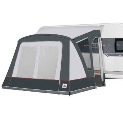 Curtains on Dorema Mistral Air awning.