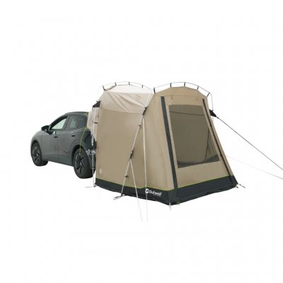 Outwell Dune SUV is een flexibele autotent die aan de achterkant van de auto kan worden bevestigd of zelfstandig kan worden geb