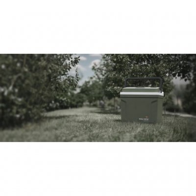 De koelbox is lichtgewicht en stil.