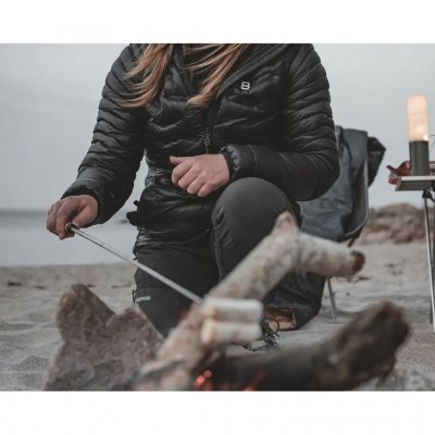 Kampvuurvork die uitstekend geschikt is om boven open vuur te koken.