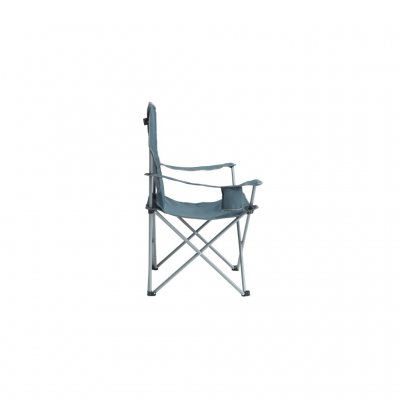 De Spruce Arm Chair Fjord Blue is een stevige en opvouwbare stoel, perfect voor kamperen.
