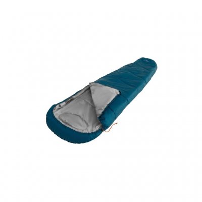 De Easy Camp Starling Mummy Slaapzak kan worden opgerold tot een klein pakformaat.