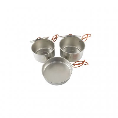 De handgrepen zijn gemaakt van roestvrij staal en bekleed met siliconen.