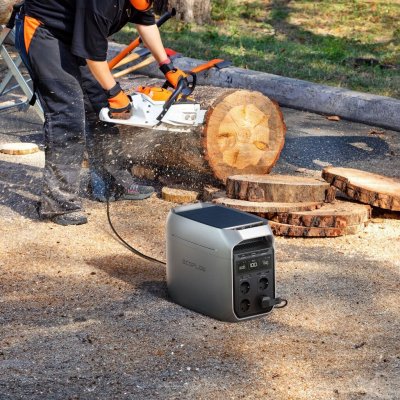 Perfect als vervanging voor een generator. Stil en zonder uitlaatgassen.
