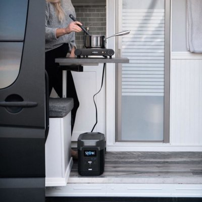 Perfect instead of an electrical system for a caravan. Quiet and without exhaust gases.