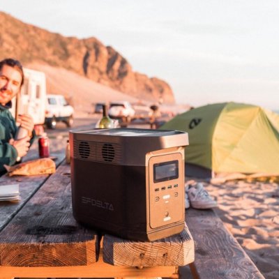 Get power when camping with a tent.