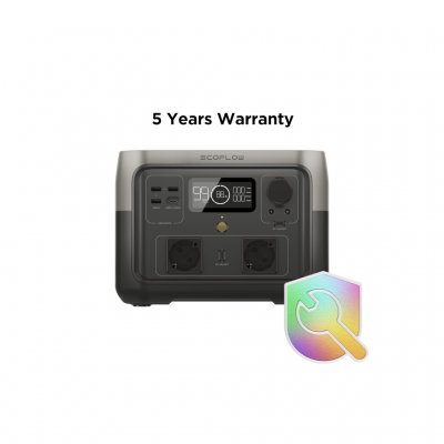 The River 2 Max Power Station is developed to be durable and has a 5-year warranty.