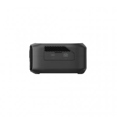 Sida med laddningsportar på River 2 från EcoFlow.