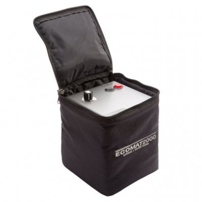 The bag is adapted to the size of the Ecomat 2000 heater for caravans and mobile homes.