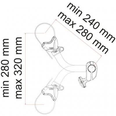 Afmetingen voor Fiamma Bicycle Holder Bike-Block Pro S 2
