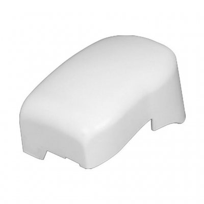 Fiamma F45i eindkap voor de linkerzijde zonder slinger in wit