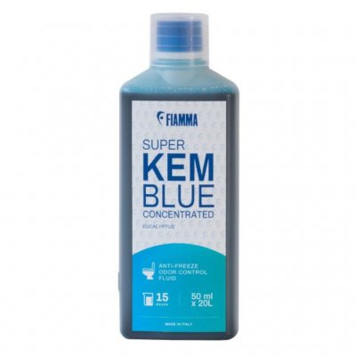 Toilet fluid for caravan and motorhome. 15 doses. Eucalyptus scent.